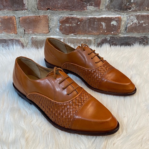 Ann Marino Shoes - Anne Marino Brown Leather Loafers, Size 9